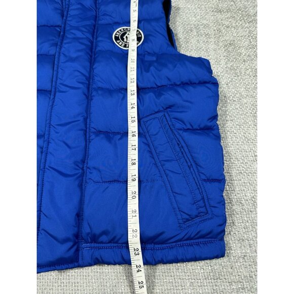 Abercrombie & Fitch Blue Puffer Vest - Picture 6 of 9